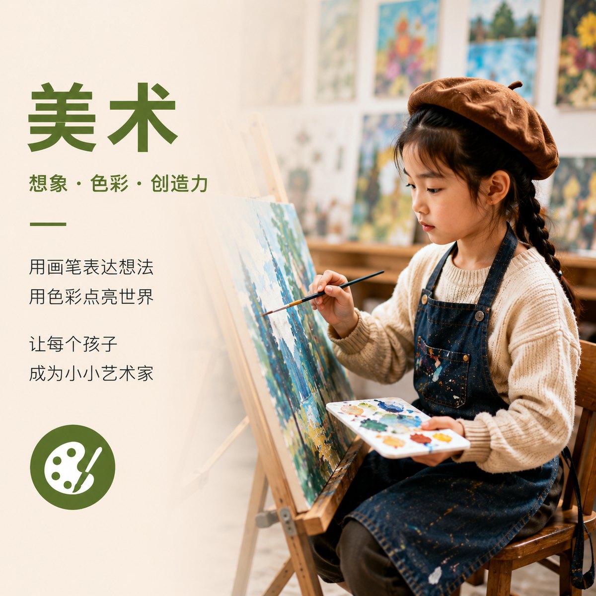 天梵艺术培训中心美术课程